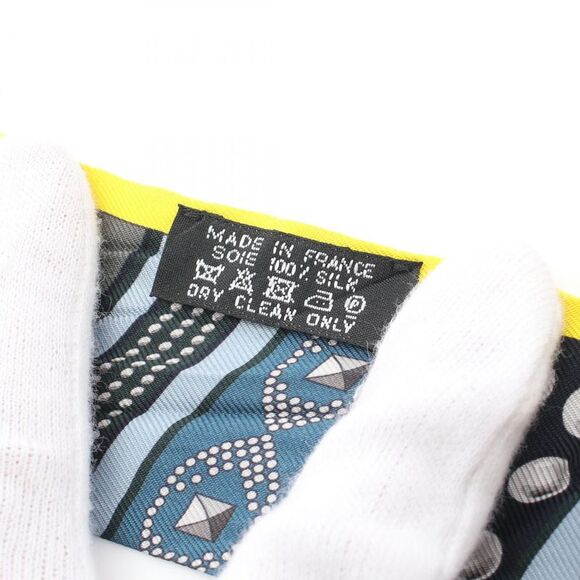 Hermes Silk Twilly Scarf Colliers de chiens - Picture 3 of 6